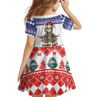 Costa Rica Christmas Family Matching Mermaid Dress and Hawaiian Shirt Merry Slothmas - Wonder Print Shop