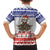 Costa Rica Christmas Family Matching Off The Shoulder Long Sleeve Dress and Hawaiian Shirt Merry Slothmas - Wonder Print Shop