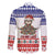 Costa Rica Christmas Family Matching Off The Shoulder Long Sleeve Dress and Hawaiian Shirt Merry Slothmas - Wonder Print Shop