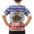 Costa Rica Christmas Family Matching Off Shoulder Maxi Dress and Hawaiian Shirt Merry Slothmas - Wonder Print Shop