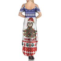 Costa Rica Christmas Family Matching Summer Maxi Dress and Hawaiian Shirt Merry Slothmas - Wonder Print Shop