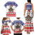 Costa Rica Christmas Family Matching Tank Maxi Dress and Hawaiian Shirt Merry Slothmas - Wonder Print Shop