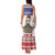 Costa Rica Christmas Family Matching Tank Maxi Dress and Hawaiian Shirt Merry Slothmas - Wonder Print Shop