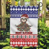 Costa Rica Christmas Garden Flag Merry Slothmas - Wonder Print Shop