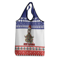 Costa Rica Christmas Grocery Bag Merry Slothmas - Wonder Print Shop