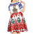 Costa Rica Christmas Kid Short Sleeve Dress Merry Slothmas - Wonder Print Shop