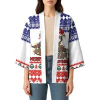 Costa Rica Christmas Kimono Merry Slothmas - Wonder Print Shop