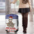 Costa Rica Christmas Luggage Cover Merry Slothmas - Wonder Print Shop