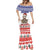 Costa Rica Christmas Mermaid Dress Merry Slothmas - Wonder Print Shop