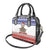 Costa Rica Christmas Shoulder Handbag Merry Slothmas - Wonder Print Shop