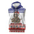 Costa Rica Christmas Sleeveless Zip Hoodie Merry Slothmas - Wonder Print Shop