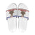 Costa Rica Christmas Slide Sandals Merry Slothmas - Wonder Print Shop