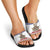 Costa Rica Christmas Slide Sandals Merry Slothmas - Wonder Print Shop