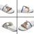 Costa Rica Christmas Slide Sandals Merry Slothmas - Wonder Print Shop