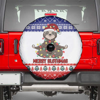 Costa Rica Christmas Spare Tire Cover Merry Slothmas - Wonder Print Shop