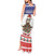 Costa Rica Christmas Tank Maxi Dress Merry Slothmas - Wonder Print Shop