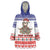 Costa Rica Christmas Wearable Blanket Hoodie Merry Slothmas - Wonder Print Shop