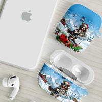 Switzerland Christmas AirPods Case Merry Swissmas Bernese Mountain Dog - Wonder Print Shop