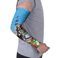 Switzerland Christmas Arm Sleeves Merry Swissmas Bernese Mountain Dog - Wonder Print Shop