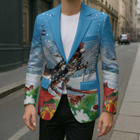 Switzerland Christmas Blazer Merry Swissmas Bernese Mountain Dog - Wonder Print Shop