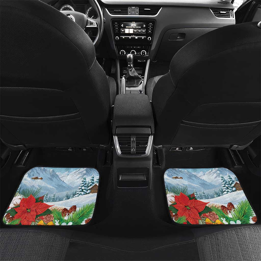 Switzerland Christmas Car Mats Merry Swissmas Bernese Mountain Dog - Wonder Print Shop