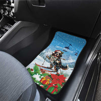 Switzerland Christmas Car Mats Merry Swissmas Bernese Mountain Dog - Wonder Print Shop