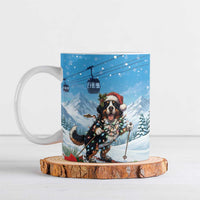 Switzerland Christmas Ceramic Mug Merry Swissmas Bernese Mountain Dog - Wonder Print Shop