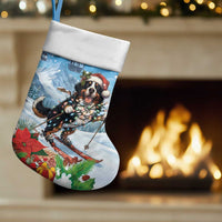 Switzerland Christmas Stocking Merry Swissmas Bernese Mountain Dog - Wonder Print Shop