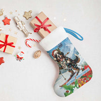 Switzerland Christmas Stocking Merry Swissmas Bernese Mountain Dog - Wonder Print Shop