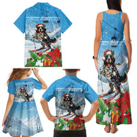 Switzerland Christmas Family Matching Tank Maxi Dress and Hawaiian Shirt Merry Swissmas Bernese Mountain Dog - Wonder Print Shop