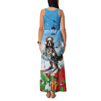 Switzerland Christmas Family Matching Tank Maxi Dress and Hawaiian Shirt Merry Swissmas Bernese Mountain Dog - Wonder Print Shop