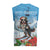 Switzerland Christmas Knitted V-Neck Vest Merry Swissmas Bernese Mountain Dog - Wonder Print Shop