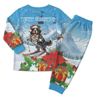 Switzerland Christmas Pajama Set Merry Swissmas Bernese Mountain Dog - Wonder Print Shop