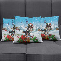 Switzerland Christmas Pillow Cover Merry Swissmas Bernese Mountain Dog - Wonder Print Shop