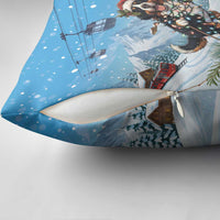 Switzerland Christmas Pillow Cover Merry Swissmas Bernese Mountain Dog - Wonder Print Shop