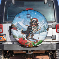 Switzerland Christmas Spare Tire Cover Merry Swissmas Bernese Mountain Dog - Wonder Print Shop