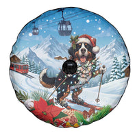 Switzerland Christmas Spare Tire Cover Merry Swissmas Bernese Mountain Dog - Wonder Print Shop