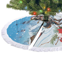 Switzerland Christmas Tree Skirt Merry Swissmas Bernese Mountain Dog - Wonder Print Shop