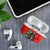Personalized Merry Swissmas AirPods Case Bernese Mountain Dog Christmas Pattern - Wonder Print Shop