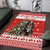 Personalized Merry Swissmas Area Rug Bernese Mountain Dog Christmas Pattern - Wonder Print Shop