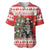 Personalized Merry Swissmas Baseball Jersey Bernese Mountain Dog Christmas Pattern - Wonder Print Shop