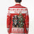 Personalized Merry Swissmas Blazer Bernese Mountain Dog Christmas Pattern - Wonder Print Shop