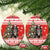 Personalized Merry Swissmas Ceramic Ornament Bernese Mountain Dog Christmas Pattern - Wonder Print Shop