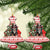 Personalized Merry Swissmas Ceramic Ornament Bernese Mountain Dog Christmas Pattern - Wonder Print Shop