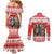 Personalized Merry Swissmas Couples Matching Mermaid Dress and Long Sleeve Button Shirt Bernese Mountain Dog Christmas Pattern - Wonder Print Shop