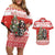 Personalized Merry Swissmas Couples Matching Off Shoulder Short Dress and Hawaiian Shirt Bernese Mountain Dog Christmas Pattern - Wonder Print Shop