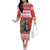 Personalized Merry Swissmas Family Matching Off The Shoulder Long Sleeve Dress and Hawaiian Shirt Bernese Mountain Dog Christmas Pattern - Wonder Print Shop