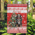 Personalized Merry Swissmas Garden Flag Bernese Mountain Dog Christmas Pattern - Wonder Print Shop