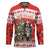 Personalized Merry Swissmas Hockey Jersey Bernese Mountain Dog Christmas Pattern - Wonder Print Shop