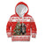 Personalized Merry Swissmas Kid Hoodie Bernese Mountain Dog Christmas Pattern - Wonder Print Shop